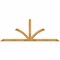 Ekena Millwork Richland Rough Sawn Timber Gable Bracket, Western Red Cedar, 108"W x 40"H x 4"D x 4"F, 9/12 Pitch GBW108X40X0404RIC00RWR - alternate 1